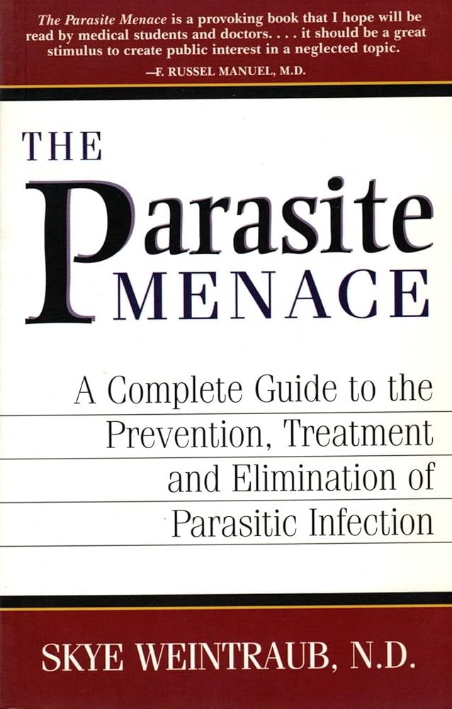 The Parasite Menace by Skye Weintraub, book cover